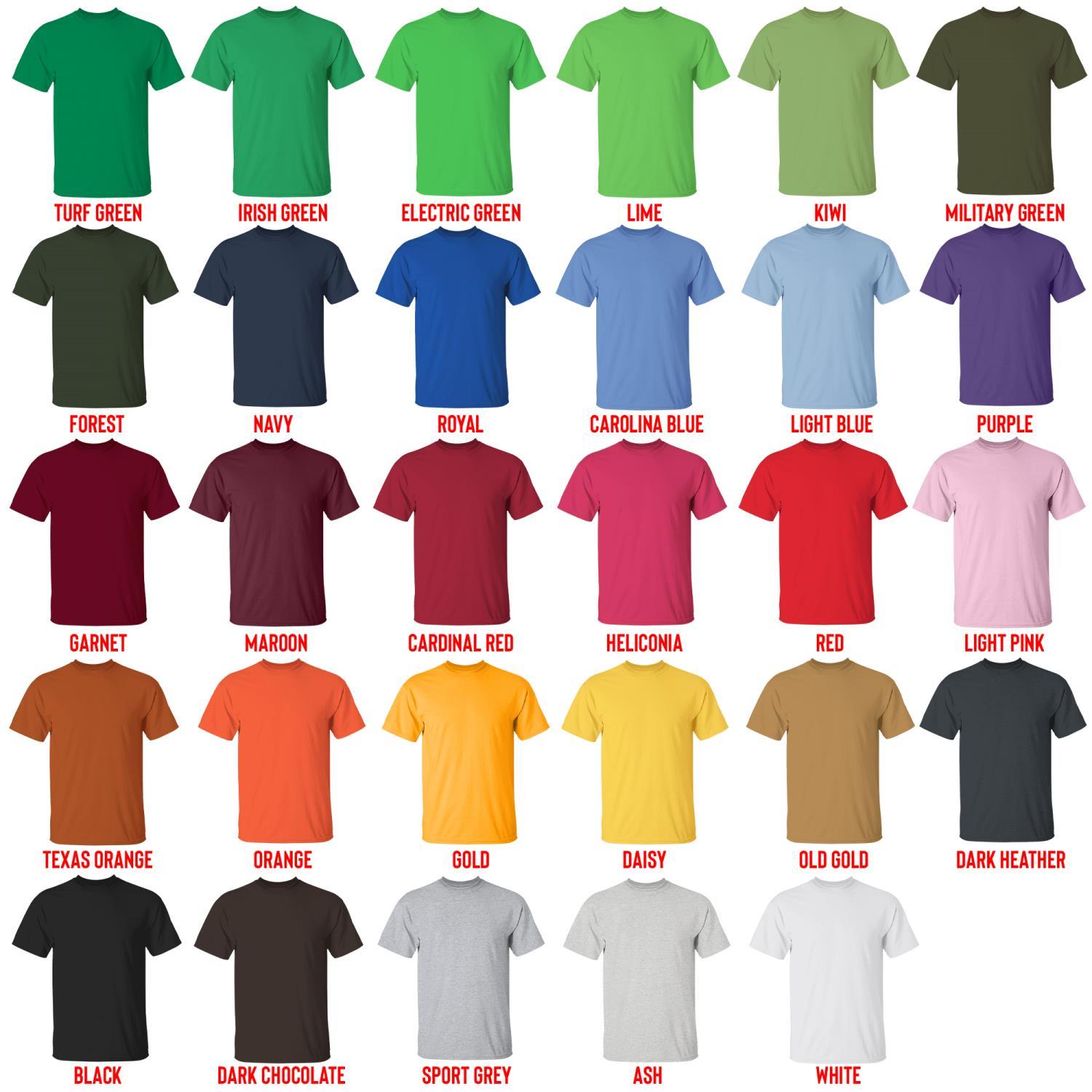 t shirt color chart - Meshuggah Merch