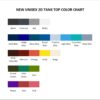 tank top color chart - Meshuggah Merch