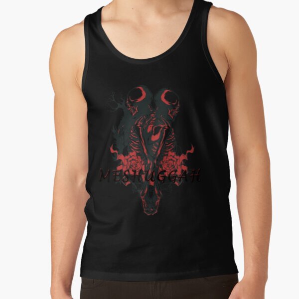 Meshuggah Lovers Skull Djent Band Metal Tank Top - Image 5