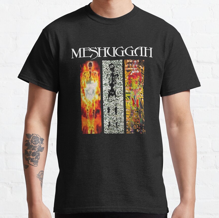 People Call Me Meshuggah Band Artwork Logo Vintage T-Shirt