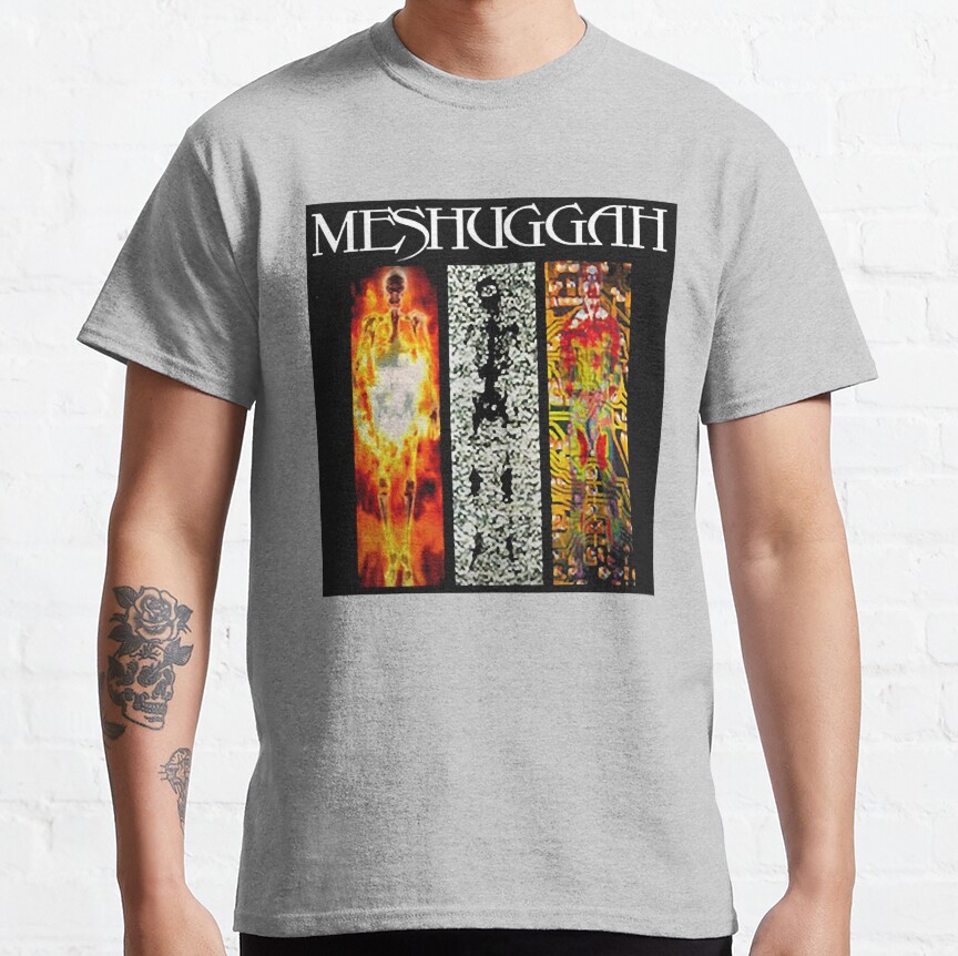 People Call Me Meshuggah Band Artwork Logo Vintage T-Shirt - Image 7