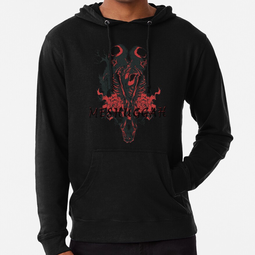 Meshuggah Lovers Skull Djent Band Metal Hoodie - Image 5