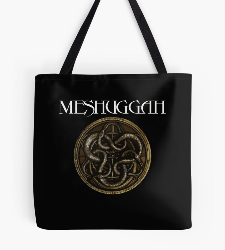 Meshuggah Band Snake Progressive Metal Fan Merch Tote Bag