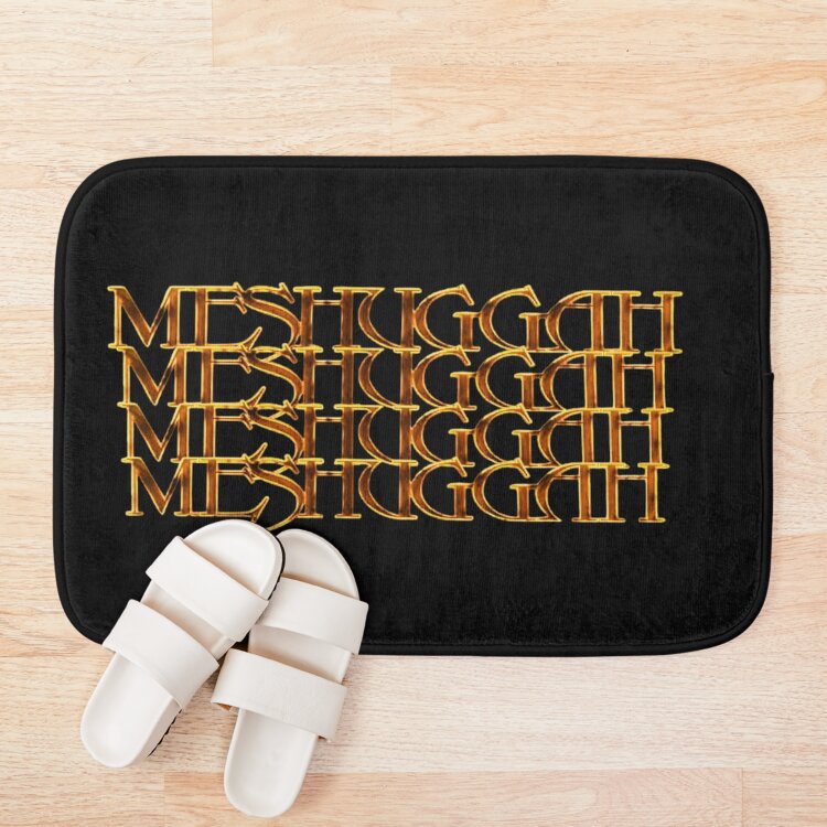Meshuggah Death Metal Logo Art Bath Mat - Image 3