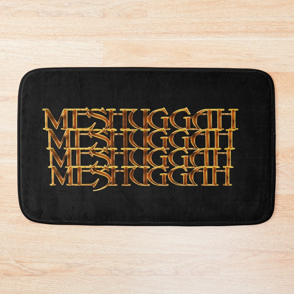 Meshuggah Death Metal Logo Art Bath Mat