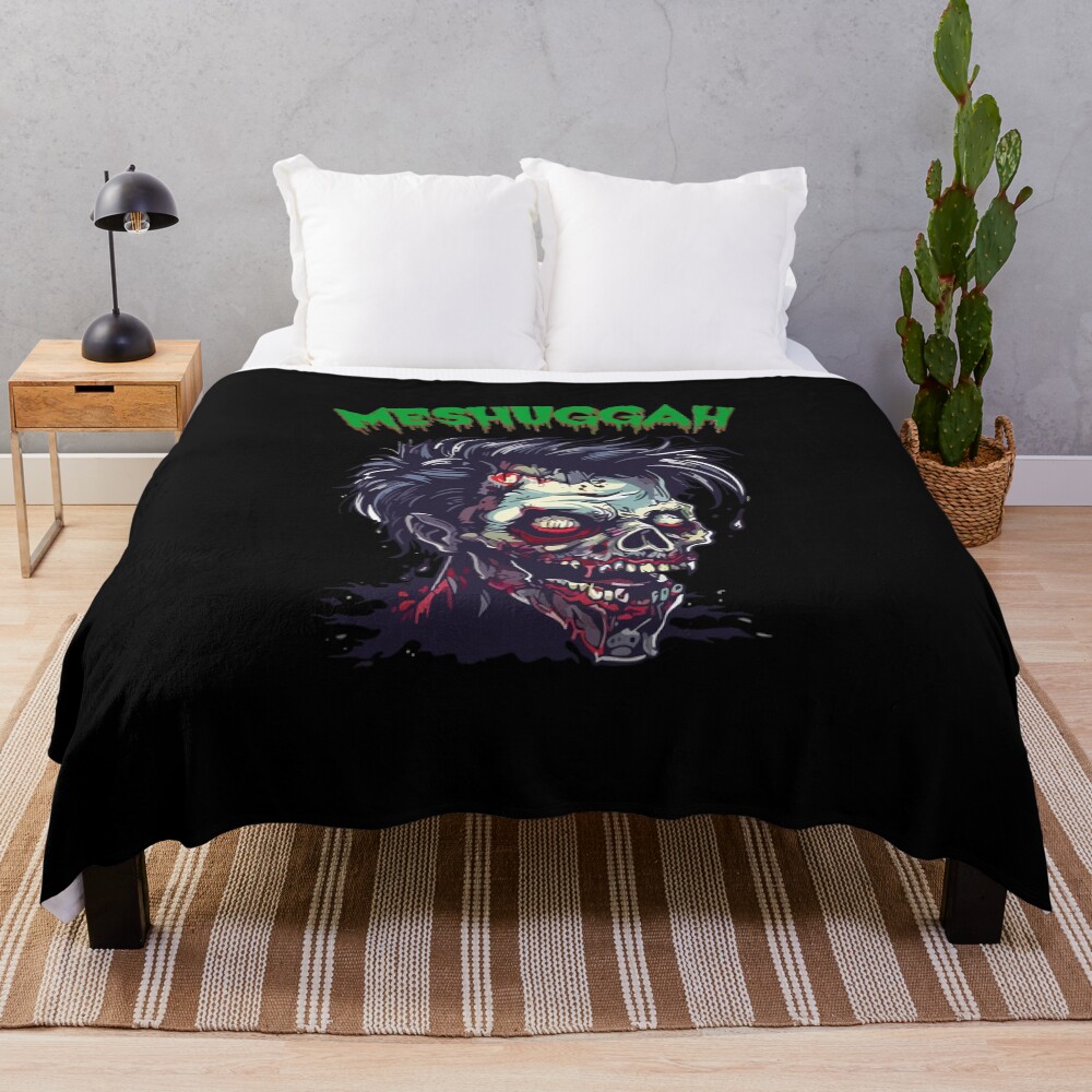 Meshuggah Band Throw Blanket