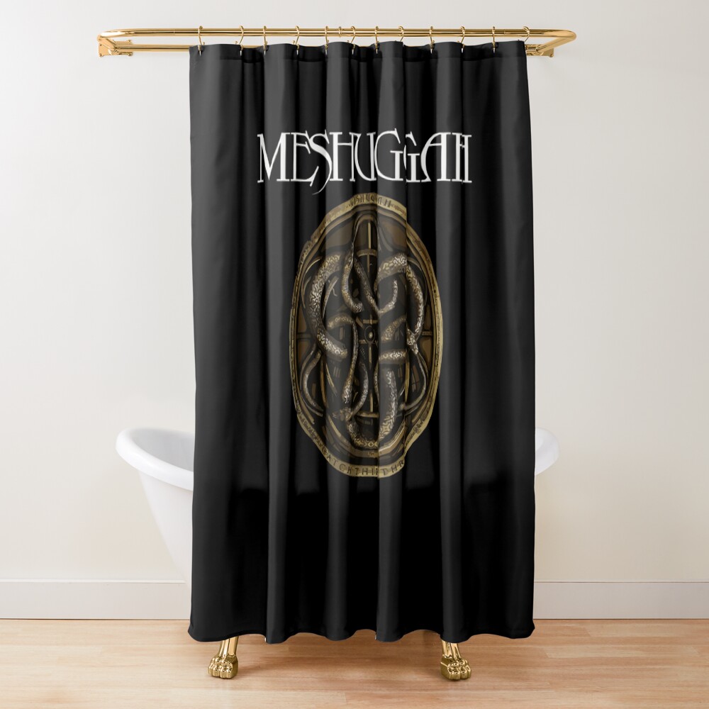 Meshuggah Band Snake Progressive Metal Fan Merch Shower Curtain